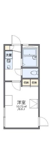 レオパレスフルールの間取り画像