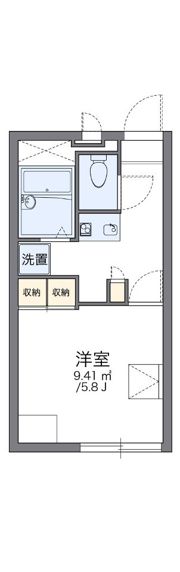 レオパレスクレスト笹塚の間取り画像