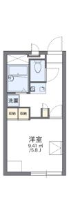レオパレスクレスト笹塚の間取り画像