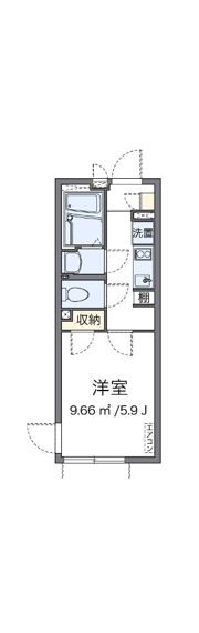 クレイノ笹塚南山の間取り画像