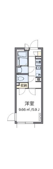 クレイノ笹塚南山の間取り画像