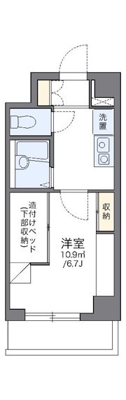 レオパレス宇田川町マンションの間取り画像