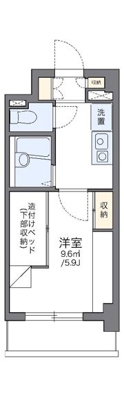 レオパレス宇田川町マンションの間取り画像