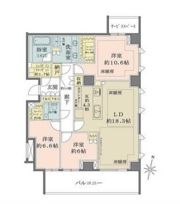 ザ・パークハウス千代田六番町の間取り画像