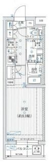 B CITY APARTMENT TOKYO SOUTHの間取り画像