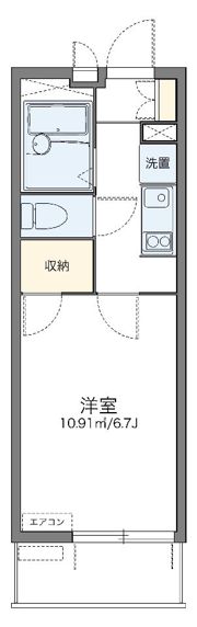 レオパレスカリスの間取り画像