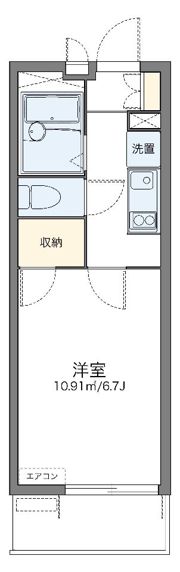 レオパレスカリスの間取り画像