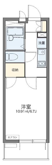レオパレスカリスの間取り画像