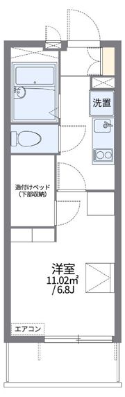 レオパレス宿河原の間取り画像