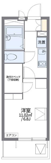 レオパレス宿河原の間取り画像