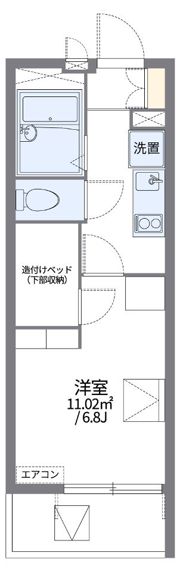 レオパレス宿河原の間取り画像