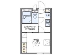 レオパレスルーナ スペランツァの間取り画像