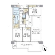 ザ・パークハウス代々木大山レジデンスの間取り画像