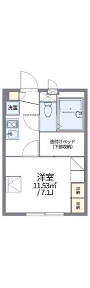 レオパレスフービエールの間取り画像