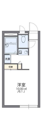レオパレスみずきの間取り画像