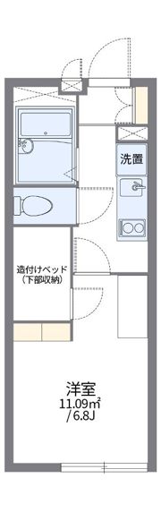 レオパレスプリマベーラ荻窪の間取り画像