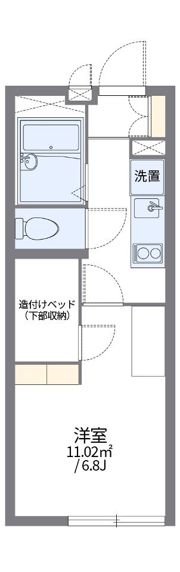 レオパレスプリマベーラ荻窪の間取り画像