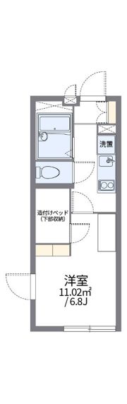 レオパレスプリマベーラ荻窪の間取り画像