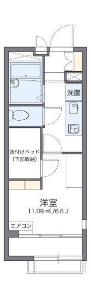 レオパレスアネックスの間取り画像