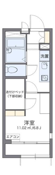 レオパレスアネックスの間取り画像