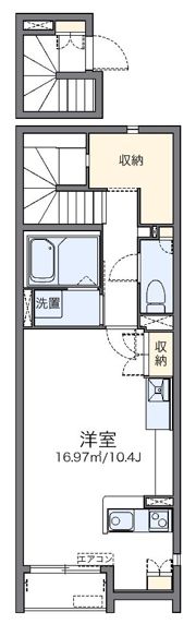 レオネクストカンフリエの間取り画像