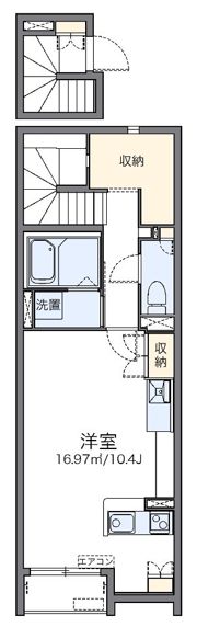 レオネクストカンフリエの間取り画像