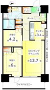パークシティ中野 ザ タワー エアーズの間取り画像
