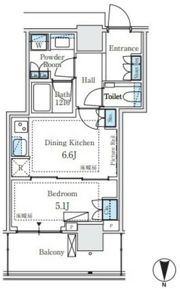 パークシティ中野ザタワーブリーズの間取り画像
