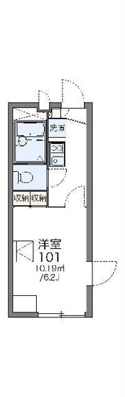 レオパレスウィステリア平井Ⅲの間取り画像