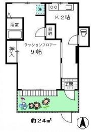 森初アパートの間取り画像