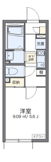 レオネクストUBUKATAの間取り画像