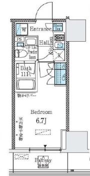 パークキューブ大井町レジデンスの間取り画像