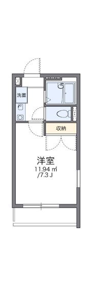 レオパレスASAGAⅠの間取り画像