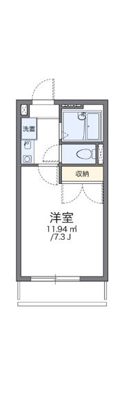 レオパレスASAGAⅠの間取り画像