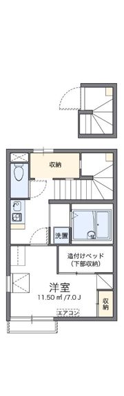 レオパレスプリマベーラ南阿佐谷の間取り画像