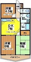パークサイド波良の間取り画像