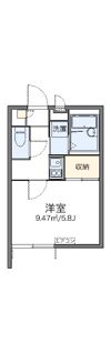 レオパレスなでしこの間取り画像