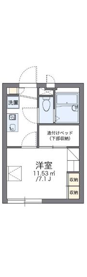 レオパレスフレイアの間取り画像