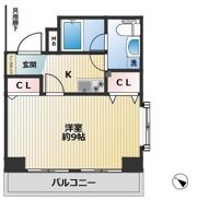 パークサイド九段の間取り画像