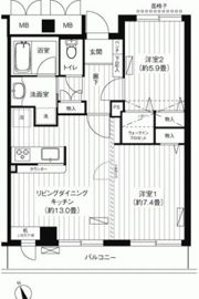 新御茶ノ水アーバントリニティの間取り画像