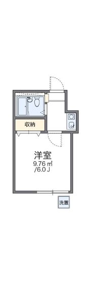 レオパレス新中野第2の間取り画像