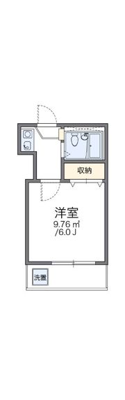 レオパレス新中野第2の間取り画像