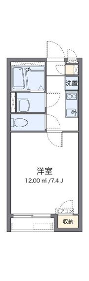 クレイノ中野新橋の間取り画像