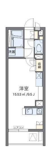 レオネクストエクセルアサヒⅥの間取り画像