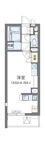 レオネクストエクセルアサヒⅥの間取り画像