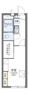 レオパレスGフォレスト沼袋の間取り画像