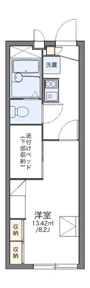 レオパレスGフォレスト沼袋の間取り画像