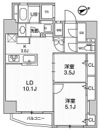 グラシアプレイス浅草橋の間取り画像