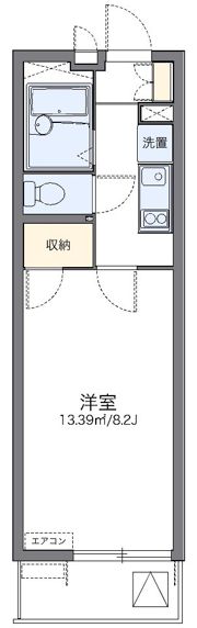 レオパレスRIVE Mの間取り画像