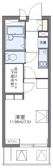 レオパレス南部の間取り画像
